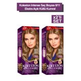 Wella Koleston Intense 8/11 Ekstra Açık Küllü Kumral Saç Boyası X2 Adet