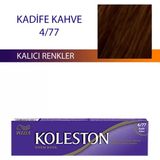 Wella Koleston Kadife Kahve 4/77 Kalıcı Saç Boyası 60 ml Parlak Renkler ve Mükemmel Beyaz Kapatma