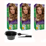 Wella Koleston Kalıcı 7/1 3 Adet Krem Saç Boyası + Saç Boyama Seti