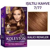 Wella Koleston Kit Saç Boyası 7/77 Işıltılı Kahve – Amonyaklı Kalıcı Renk, Canlandırıcı ve Besleyici Bakım