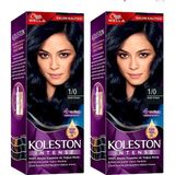 Wella Koleston Koleston Intense 1/0 Mavi Siyah Saç Boyası X2 Canlı Renkler ve Kalıcılık