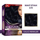 Wella Koleston Koleston Supreme Kit Saç Boyası 2/8 Mavi Siyah Krem Form Oksidanlı 50 ml