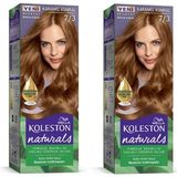 Wella Koleston Naturals 2 Adet 7/3 Karamel Kumral Saç Boyası