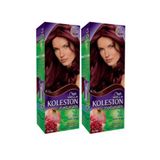 Wella Koleston Naturals 5-45 Koyu Nar Kızılı 2 Adet Saç Boyası