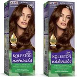 Wella Koleston Naturals 5-73 Altın Kestane 2 Adet Saç Boyası