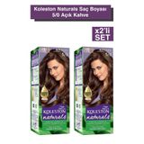 Wella Koleston Naturals 5/0 Açık Kahve Saç Boyası X2 Adet