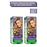 Wella Koleston Naturals 8/1 Açık Küllü Kumral Saç Boyası X2 Adet