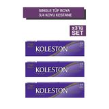 Wella Koleston Single Tüp Boya 3/4 Koyu Kestane X3 Adet