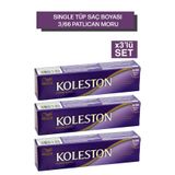 Wella Koleston Single Tüp Boya 3/66 Patlican Moru X3 Adet