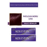 Wella Koleston Single Tüp Saç Boyası 3/66 Patlıcan Moru X2 Adet