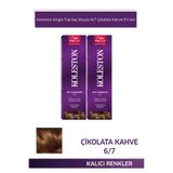 Wella Koleston Single Tüp Saç Boyası 6/7 Çikolata Kahve X2 Adet