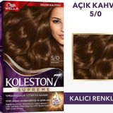 Wella Koleston Supreme 5.0 Açık Kahve Saç Boyası