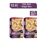 Wella Koleston Supreme Kit Saç Boyası 12/0 Çok Açık Doğal Sarı X2 Adet