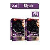 Wella Koleston Supreme Kit Saç Boyası 2/0 Siyah X2 Adet