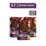 Wella Koleston Supreme Kit Saç Boyası 6/7 Çikolata Kahve X3 Adet