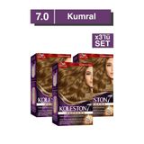Wella Koleston Supreme Kit Saç Boyası 7/0 Kumral X3 Adet