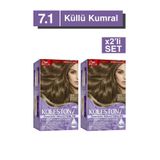 Wella Koleston Supreme Kit Saç Boyası 7/1 Küllü Kumral X2 Adet