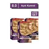 Wella Koleston Supreme Kit Saç Boyası 8/0 Açık Kumral X3 Adet