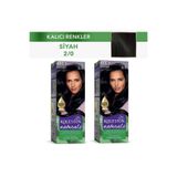 Wella Naturals 2/0 Siyah 2 Adet Saç Boyası
