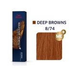 Wella Professionals Koleston Perfect Me+ 8/74 Deep Browns Kalıcı Saç Boyası 60 Ml 8-74