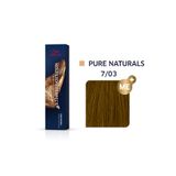 Wella Professionals Koleston Perfect Me+ Saç Boyası 7/03 Orta Altın Sarısı 60 Ml
