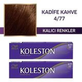 Wella RYL-4KLT408-477 Koleston 2 Adet Single Kadife Kahve 4/77 Tüp Saç Boyası