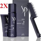 Wella Sp Men Pigment Mousse 2x60ml Siyah Renkli Saç Boyası Canlı Renkler ve Uzun Süre Kalıcı