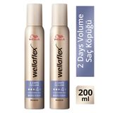 Wella Wellaflex 2 Days Volume 2 Gün Boyunca Hacim Veren Saç Köpüğü Extra Strong Hold 200 ML - 4/5 Hold 2X