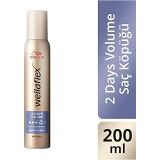 Wella Wellaflex 2 Days Volume Saç Köpüğü, Extra Strong Hold, 200 ml