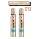 Wella Wellaflex Invisible Hold Görünmez Tutuş Sağlayan Saç Köpüğü Extra Strong Hold 200 ml x2 Adet