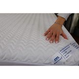 Wellbed Alez Pamuk Kapitone Fitted Sıvı Geçirmez Yatak Koruyucu - 200 x 200 cm - Beyaz