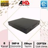Wellbox Kayıt Cihazı Dvr 8 Kanal Ahd 4mp 1080P Video Kayıt Cihazı Wellbox WB-308N1H4S