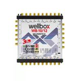 wellbox Yüksek Sinyal Toplama Özellikli 12 Daireli Merkezi Uydu Santralı Adaptör Dahil Multiswitch 10/12