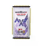 wellbox Yüksek Sinyal Toplama Özellikli 48 Daireli Merkezi Uydu Santralı Adaptör Dahil Multiswitch 10/48