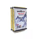 wellbox Yüksek Sinyal Toplama Özellikli 64 Daireli Merkezi Uydu Santralı Adaptör Dahil Multiswitch 10/64