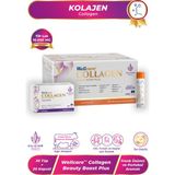 Wellcare Collagen Beauty Boost Plus 10.000 mg Frenk Üzümü & Portakal Aromalı Likit Form - 30 Tüp & 30 Silisyum Kapsül
