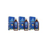Wellcare Omega 3 Doğal Mandalina Aromalı 3x150 ml Şurup Balık Yağı