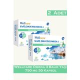 Wellcare Uniq Dha 750 Omega 3 2x30 Kapsül Balık Yağı