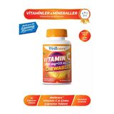Wellcare Vitamin C 1000 mg + Çinko 15 mg 30 Çiğneme Tableti 8699680080130