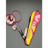 Wellcold 2 Adet Profesyonel Badminton Raketi Deluxe Badminton Çantası Seti + 3 Adet Badminton Topu 112