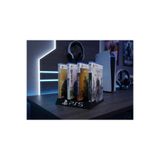 WELLCUT PS5 ve PS4 Uyumlu 10'lu Oyun Kutusu Standı - Dekoratif Oyun CD Tutucu ve Sergileme Rafı