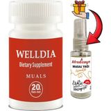 Welldia Prost Pro Caps 1 Kutu Erkeklere Özel Formüllü 20LI Takviyelik Kapsüller + Afrodizayn Yağı