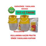 WELLDONE Karasinek Kovası Tuzak Karasinek Tuzağı Karasinek Torbası Sinek Zehiri Sinek Ilacı Sinek Kapanı