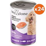 Welldone Somonlu Pate 24x415 gr Yetişkin Köpek Konservesi