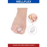 WELLFLEX Parmak Arası Silikon Makara Small (Küçük) 1 Çift
