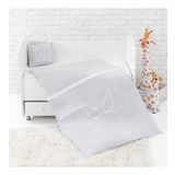 Wellgro Angel Wings 3 Parça Bebek Nevresim Takımı -Gri