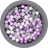 Wellgro Bubble Pops Gri Top Havuzu - Gri/beyaz/seffaf/lila Top - Mor