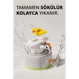 Wellgro Dino 2'si 1 Arada Bebek Lazımlık ve Tuvalet Adaptörü - Gri - 6 Ay ve Üzeri