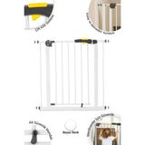 Wellgro Pro 75-80 cm Çocuk Güvenlik Kapısı, Merdiven Kapısı ve Korkuluk, Beyaz - Yok
