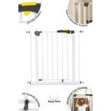 Wellgro Pro 75-80 cm Çocuk Güvenlik Kapısı, Merdiven Kapısı ve Korkuluk, Beyaz